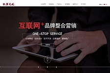 中英双语科技企业公司网站源码 dede织梦模板